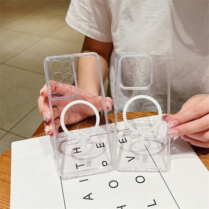 Magsafe Magnetic Transparent Soft Phone Case