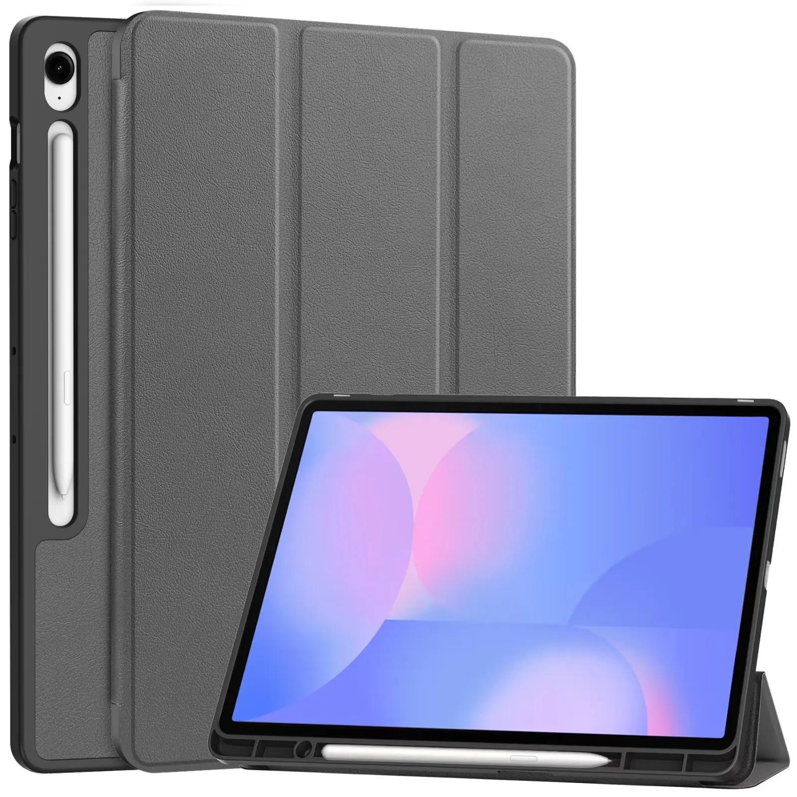 Premium Tri-Folding Stand Cover with Pen Slot and Magnetic Closure
