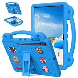 Children's Shockproof Tablet Case with Handle and Stand, 10.9 - Inch EVA Protection Cover - Tab A11 8.7inch 2025 (Sky Blue)
