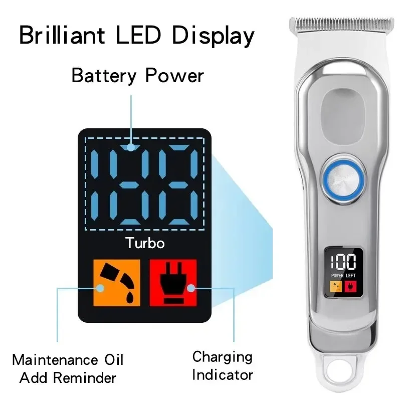 ماكينة قص الشعر الكهربائية الاحترافية القابلة لإعا...