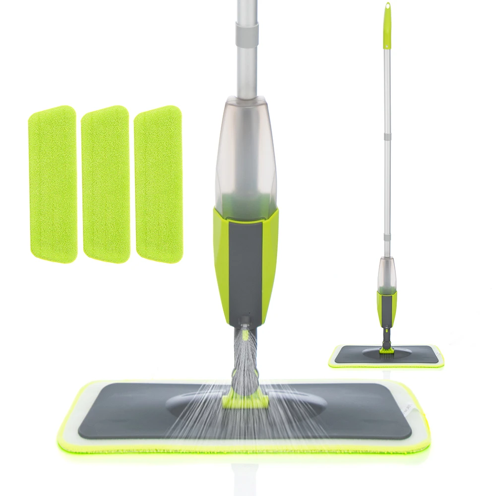 Spray Mop Broom Set Magic Flat Mops for Floor Home Cleaning Tool Brooms Household with Reusable Microfiber Pads Rotating Mop images - 6