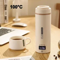 110V Smart Electric Kettle Portable Tea Coffee Thermos Cup Outdoor With Temperature Regulating Kettle Office Electric Cup 550ml 1