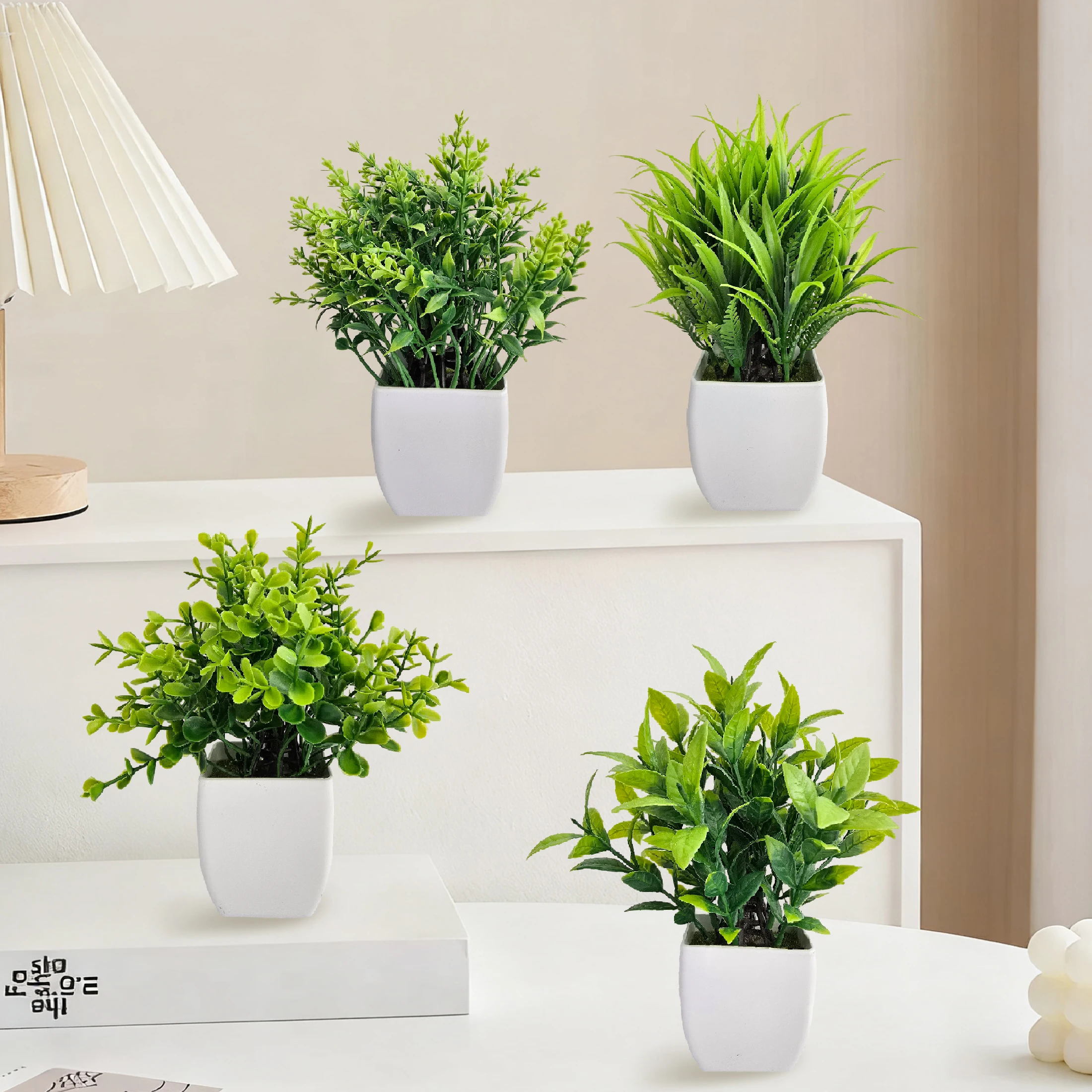 Artificial Christmas Tree - Green Potted DIY Home Decor for Weddings Birthdays and Xmas