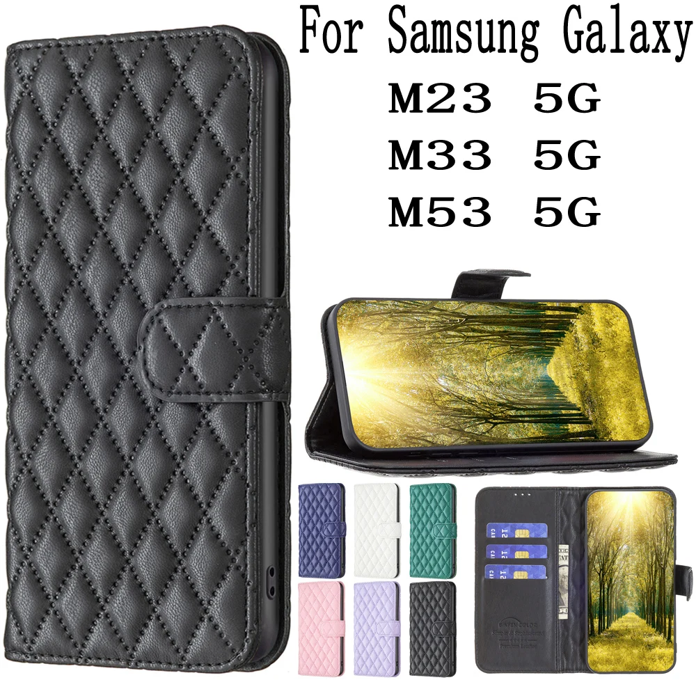Custodie Per Cellulari Sunjolly Cover Per Samsung Galaxy M23 M33 M53 5G Custodia Coque Flip Wallet Per Custodia Samsung Galaxy M53 5G