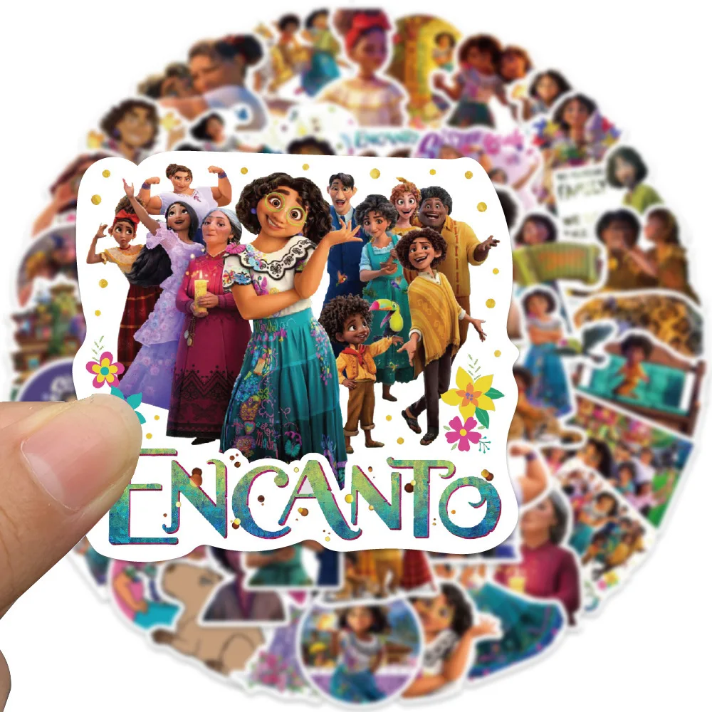 50pcs Movie Encanto Toy Stickers Decals Laptop Phone Guitar Luggage
