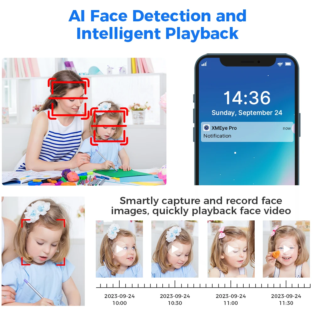 Hiseeu 5MP Dome POE IP Camera Explosion-Proof Face Detection CCTV Security Protection Video Surveillance System Onvif 6