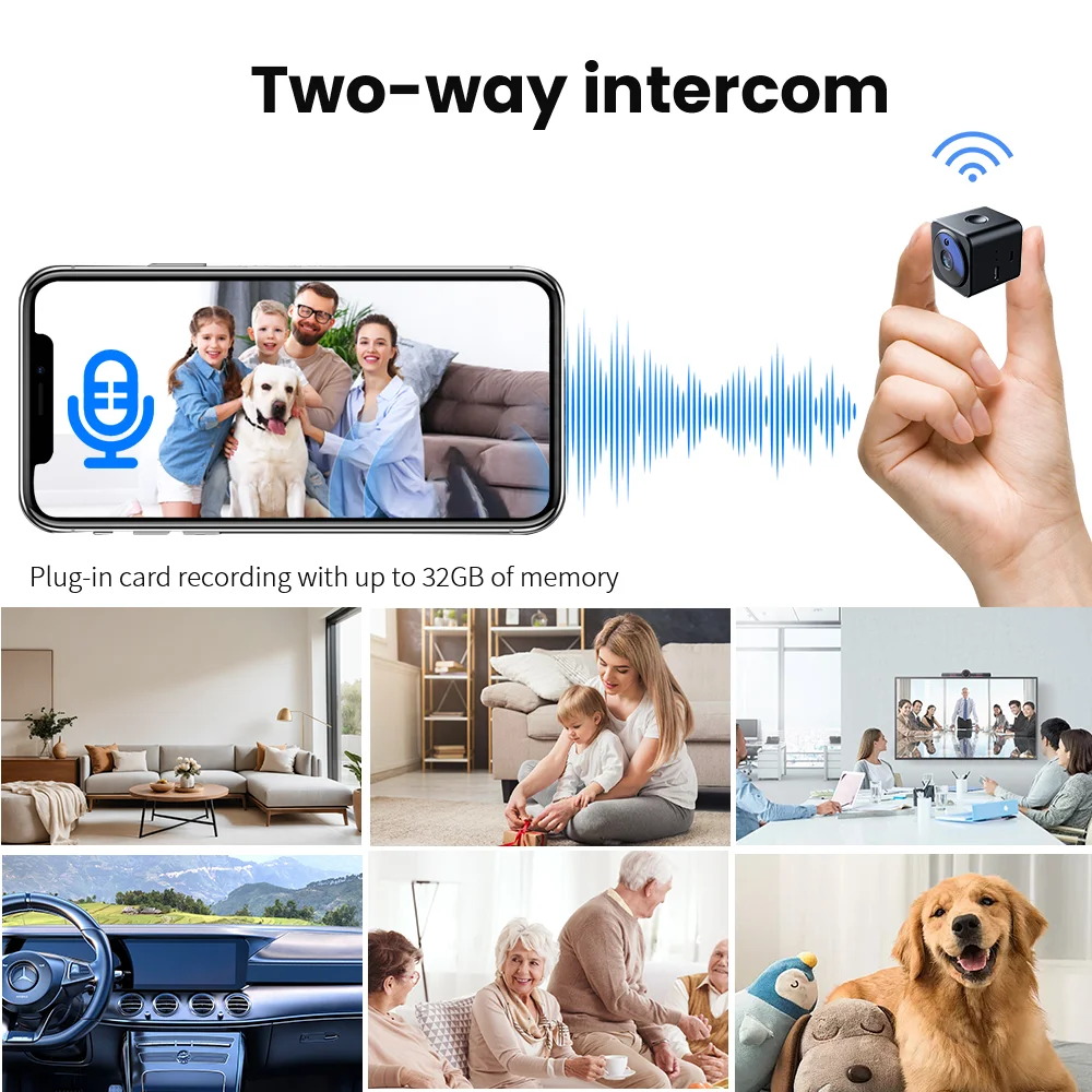 AS02 camera baby surveillance camera home security voice intercom wifi Monitor