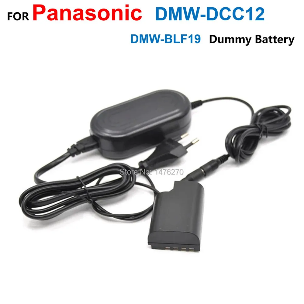 

DMW-DCC12 DC Coupler DMW-BLF19 BLF19E Dummy Battery+DMW-AC8 AC Power Adapter Charger For Panasonic Lumix DMC-GH3 GH4 GH5 G9 GH5S