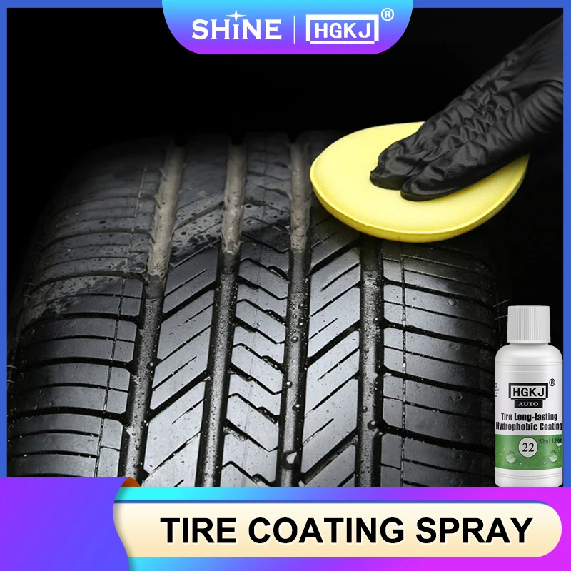Tire Coatings Long Lasting High Gloss Easy Application Nongreasy Car Auto Tire Refurbishing