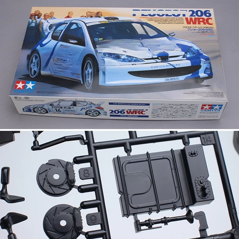 TAMIYA 24221 1/24 WRC Voiture Rallye Kit Plastique Assemblage