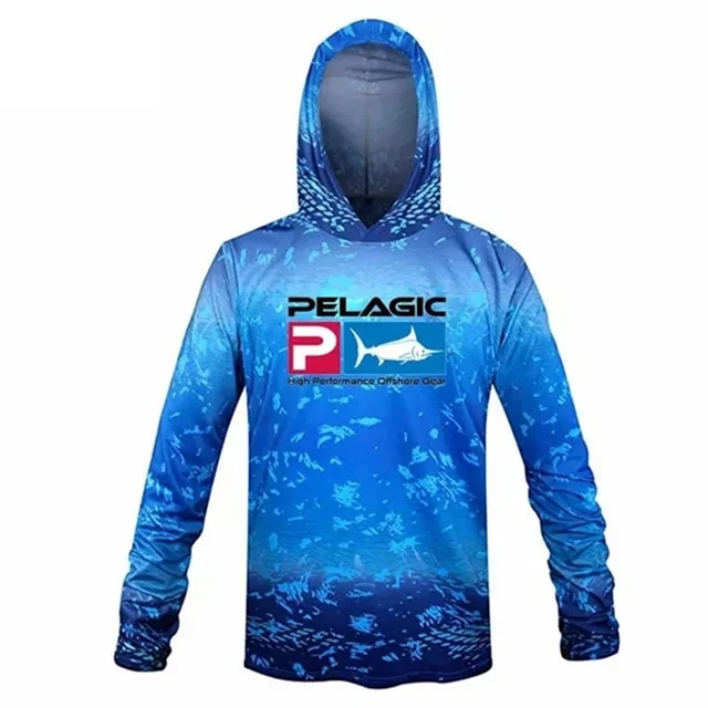Pelagic Fishing Shirt Summer Sun Protection Breathable T-shirts Quick Dry  Long Sleeve Tops Outdoor Hoodie Apparel UPF 50+ Jersey - AliExpress