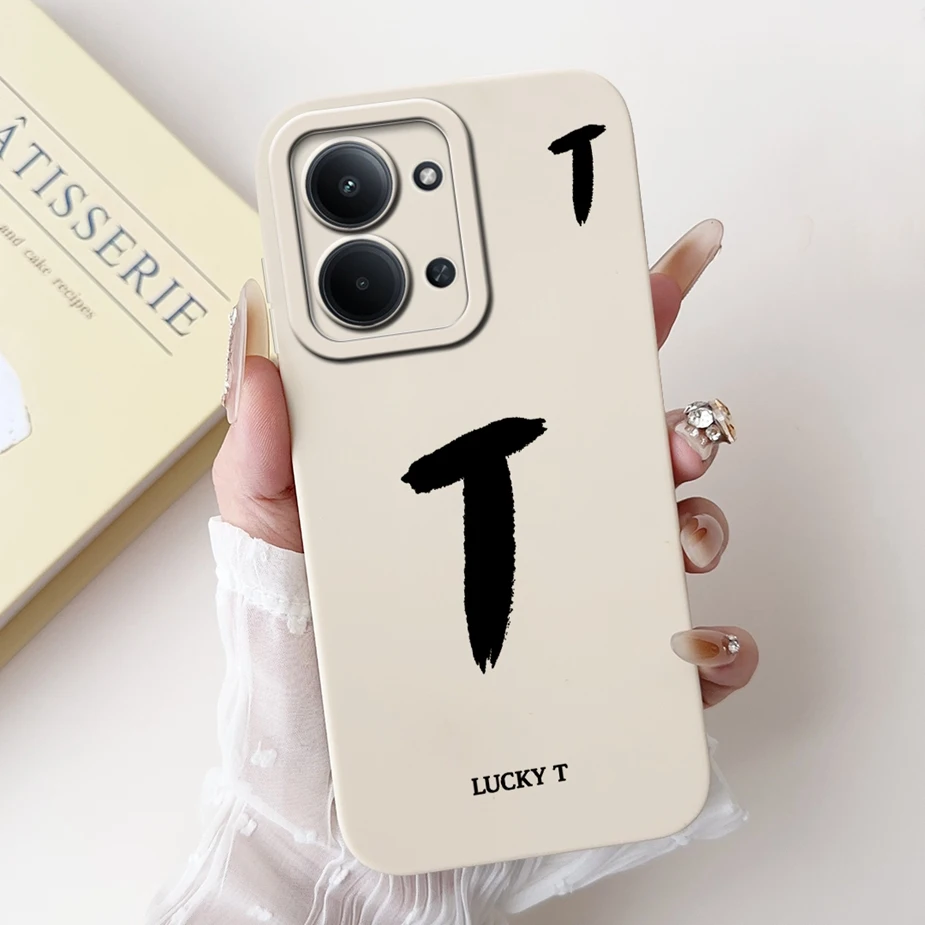Cute Lucky Letters Shockproof Phone Case, Soft s Cover