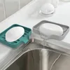 Kitchen Sink Sponge Holder Silicone Soap Dish Bar Soap Holder Self Draining Anti-slip Storage Rack Bathroom Kitchen Supplies 5
