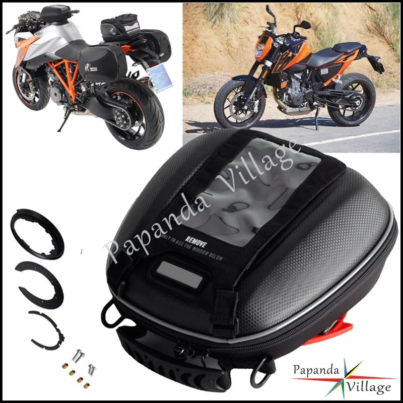 

Водонепроницаемая сумка на бак мотоцикла для 690 R 2014-2018 Kawasaki EX250R Ninja 250R 300 Z 250 2013-2018, Кольцевое крепление, корпус топливного наполнителя