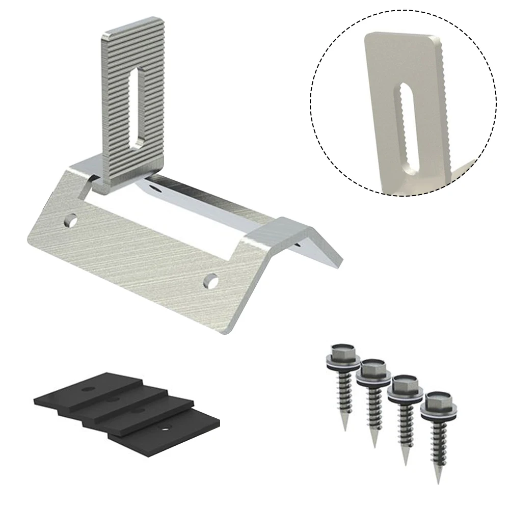 혁신적인 디자인 견고한 스테인리스 스틸 지붕 고리로 사다리꼴 지붕과 호환되는 안전한 설치 솔루션 제공