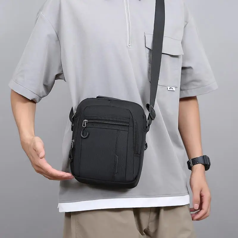 Wasserdichte, lässige Umhängetasche für Herren, multifunktionale Outdoor-Umhängetasche – Detail 13