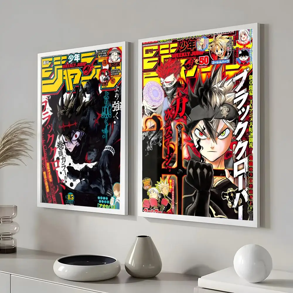 Black Clover Anime Poster - Stylish Wall Art for Home, Office, or Restaurant Decor