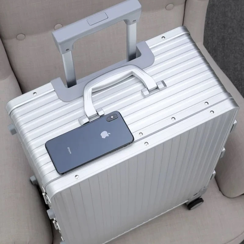 Men 20 24 26 28 inch Aluminum alloy Suitcase Business Rolling Luggage Large Capacity Trolley Case For Travelling travel luggage