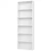 Modern 6 Tier Freestanding Bookcase Wooden Storage Bookshelf Home Office Living Room Easy Assembly Stylish Organization 5
