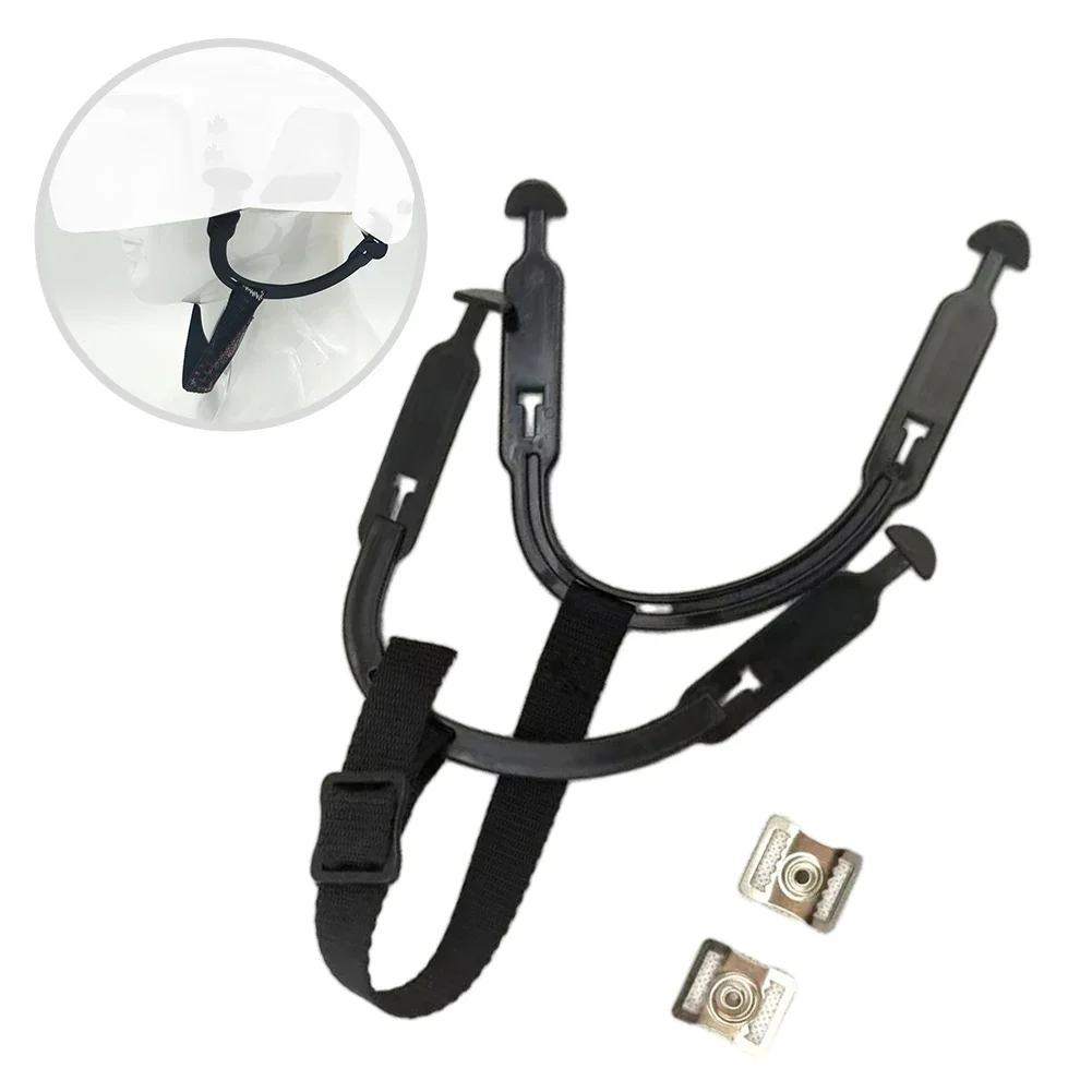 Hockey Helmet Chin Strap Hockey Ear Sling Loops Strap With Snap Helmets Chinstrap Replacement Parts