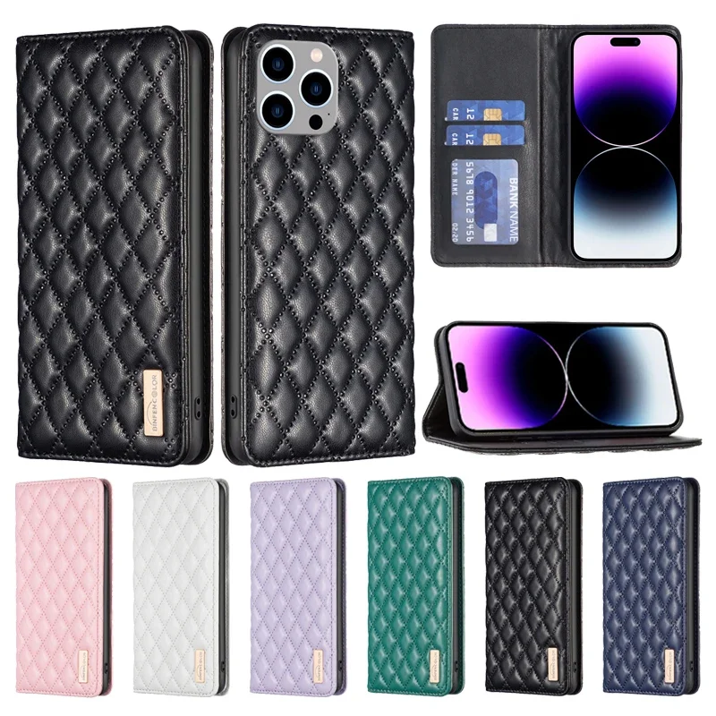 Per Iphone 15 Pro Max 14 Pro Max 13 Pro Max 12 11 Se 2022 X Xr Xs Max 8 7 Plus Portafoglio Piccola Fragranza Custodia In Pelle Magnetica Flip