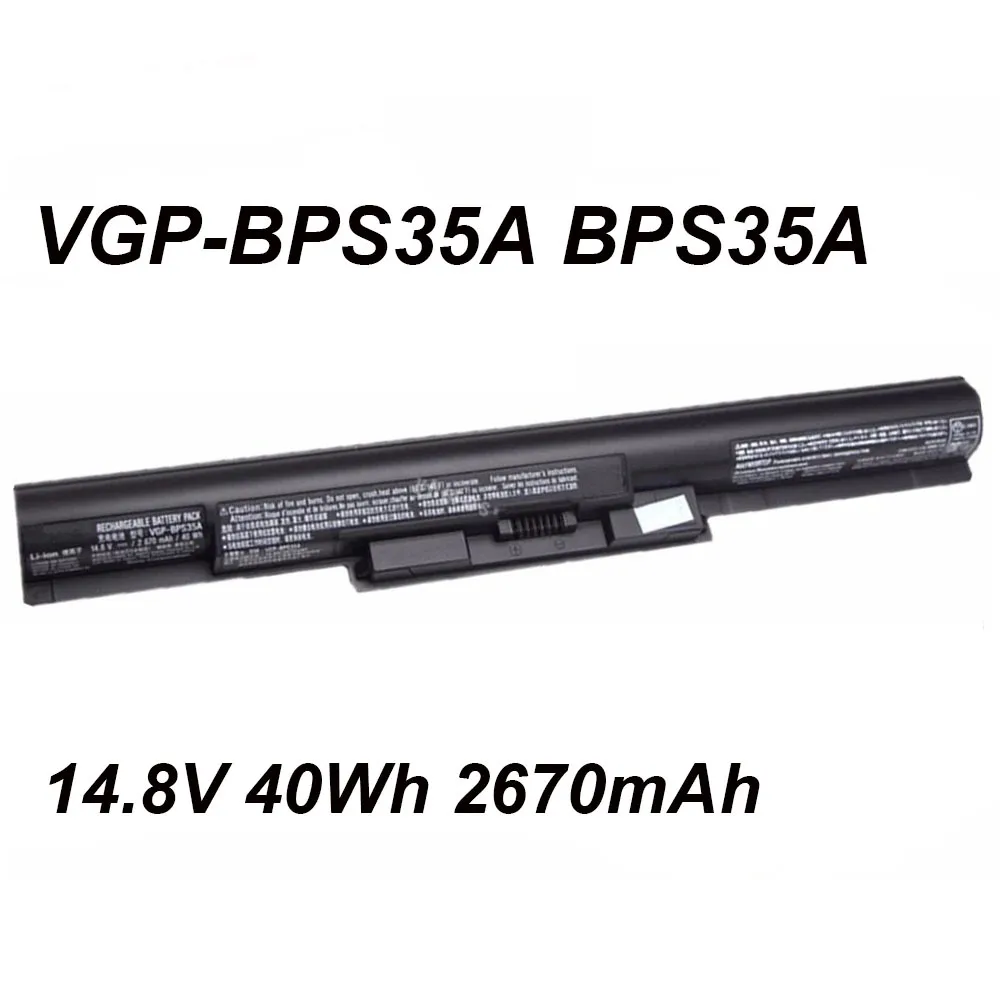 VGPBPS35ABPS35A148V2670mAh40WhLaptopBatteryForSONYVAIOFit