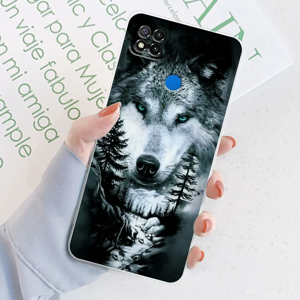 Sleek Marble Transparent Silicone Soft TPU Case - Stylish Protective Bumper Back Cover for Xiaomi Redmi 9C/9C NFC