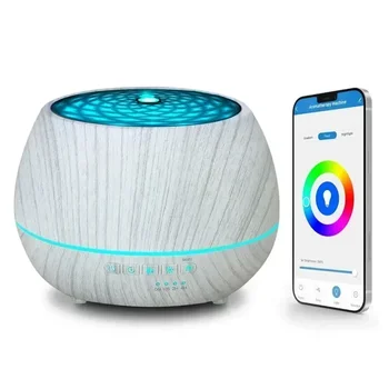 Tuya WiFi Humidifier Essential Aroma Oil Diffuser Smart Home Air Humidifier Mist Maker Ultrasonic for Smart Life Alexa Google 2