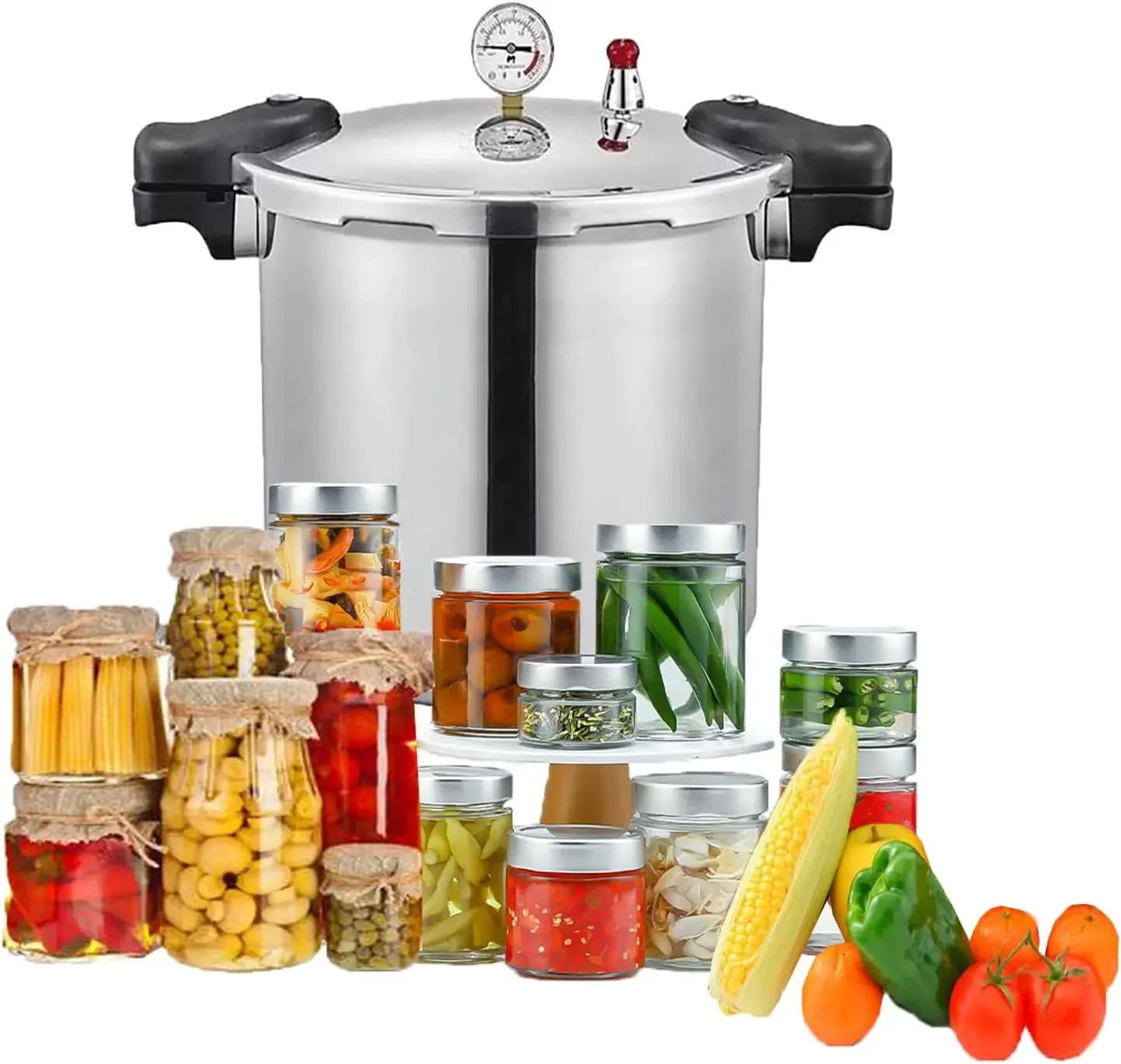 25 Quart Cooker & all american pressure for canning  water bath  Gauge  Regulator  Induction Comp 6