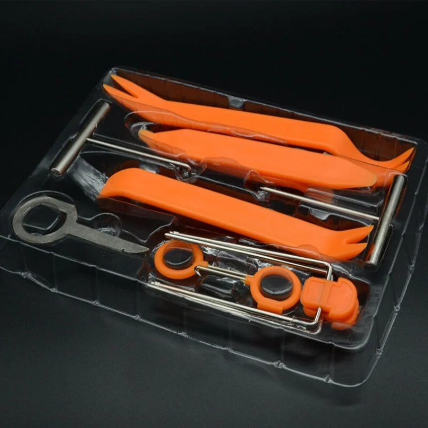 

Car Trim Panel Pry Open Install Tool+Radio Audio Stereo GPS Removal Key 1set