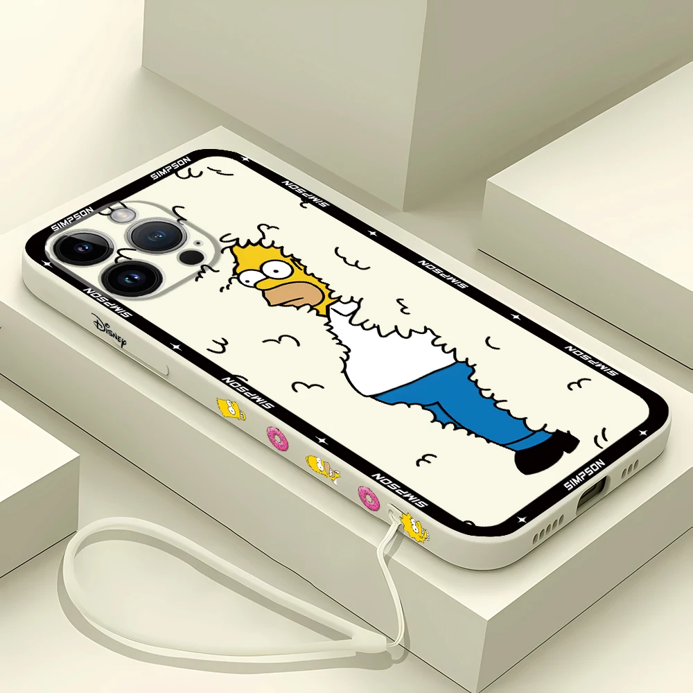 The Simpsons Soft Cover Cute Phone Case