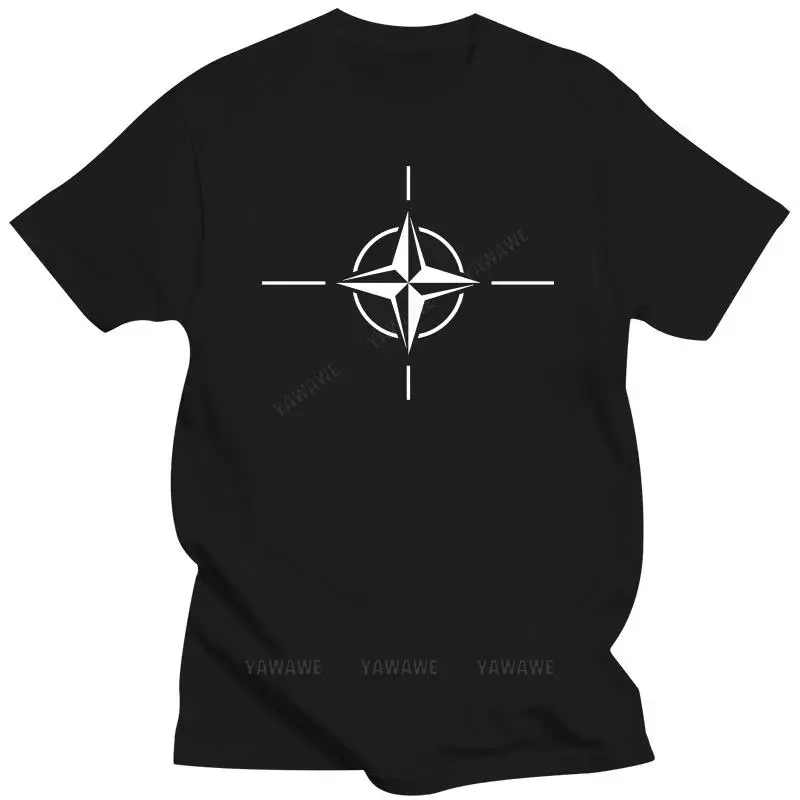 

Black t shirt for male summer brand tee-shirt Hot sale cotton NATO T-Shirt teenager cotton tee shirt fashion top