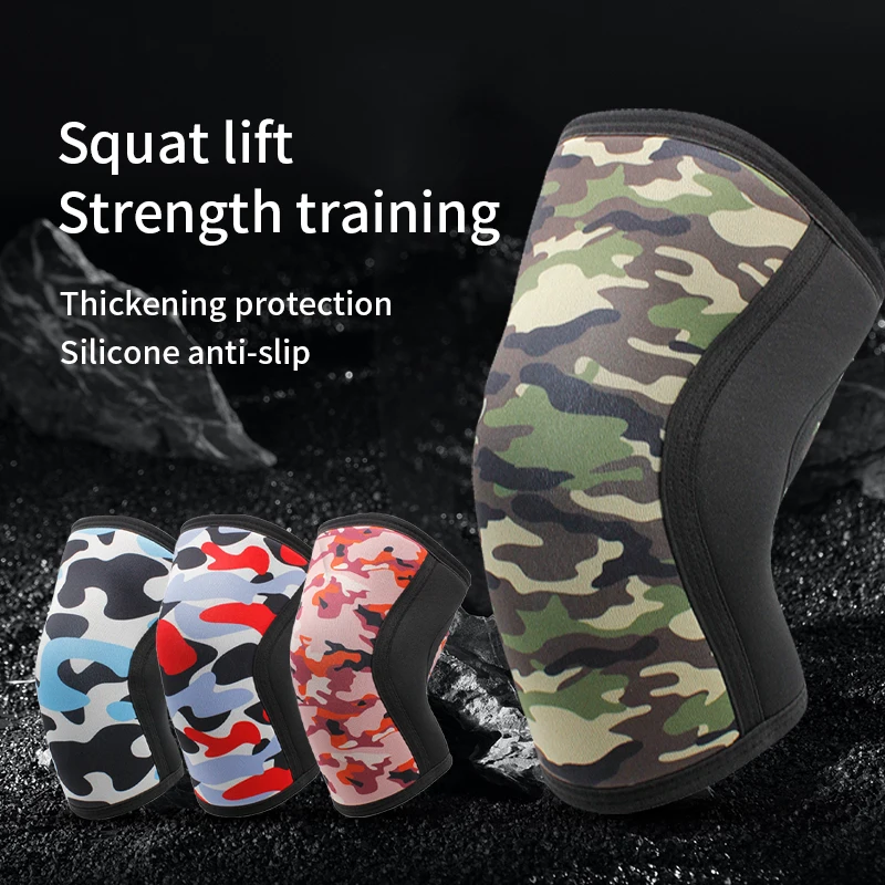 

1 Pc Nylon Sports Kneepads Compression Weightlifting Pressured Crossfit Training Knee Pads Support Women Men