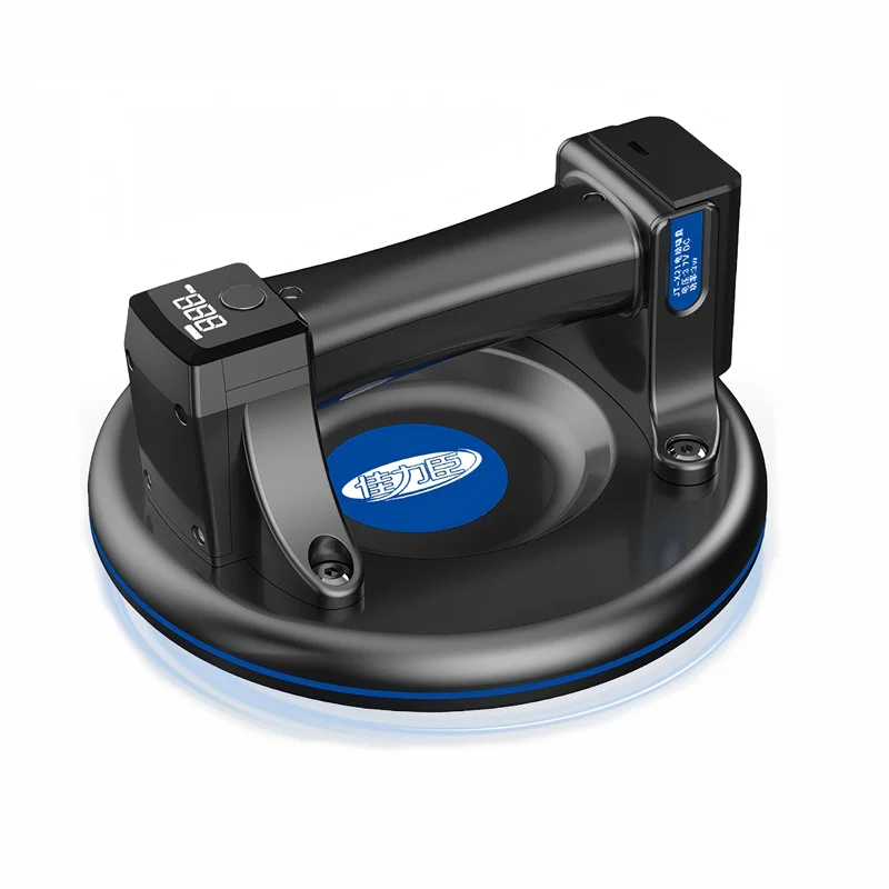New Electric Vacuum Suction Cup 8 Inch 200kg Load Capacity Heavy Duty Vacuum Lifter for Granite Tile Glass Manual Lift Strong