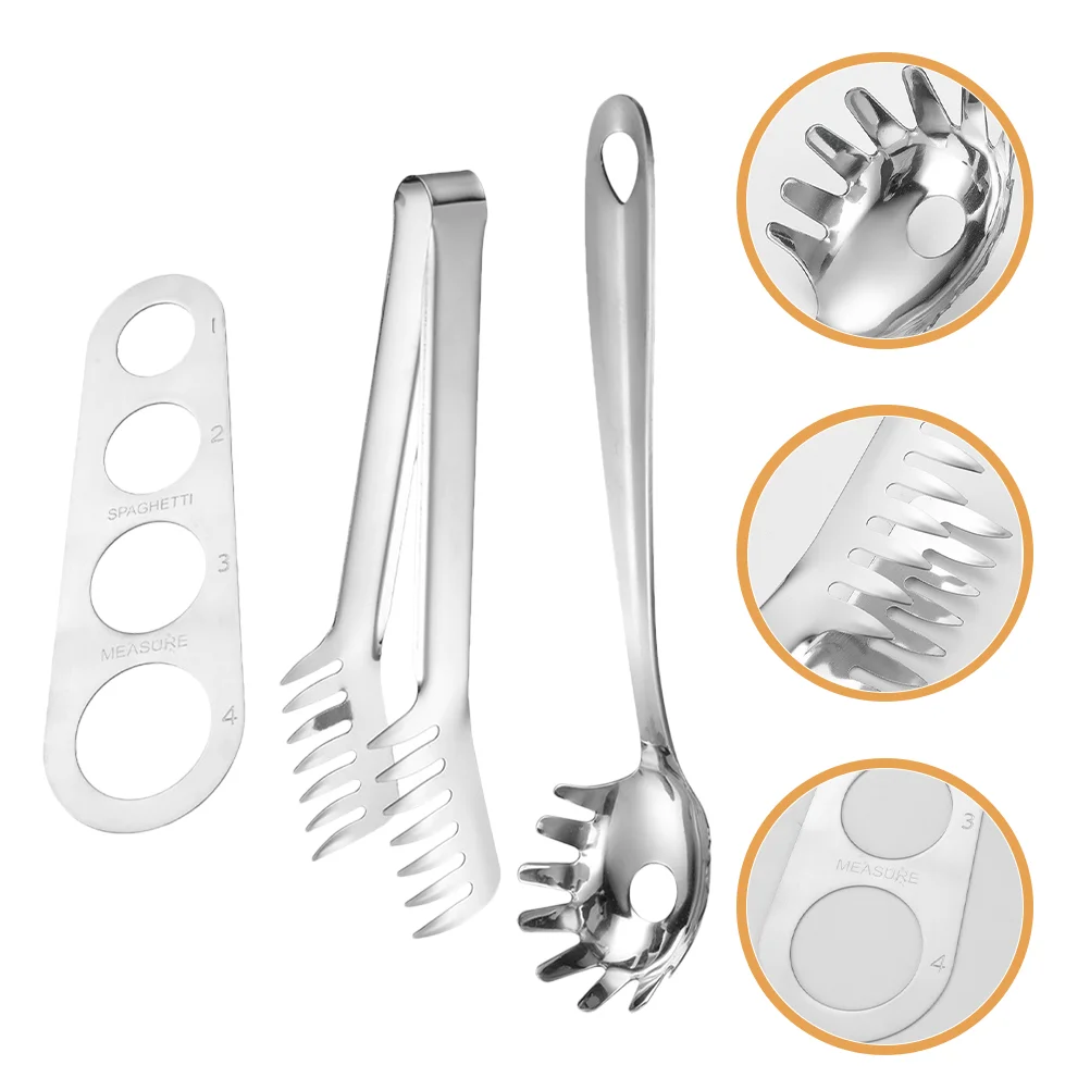 

Pasta Stainless Steel Spaghetti Fish Gadgets Small Tools Ruler Measuring Kitchen Cooking Portion Control
