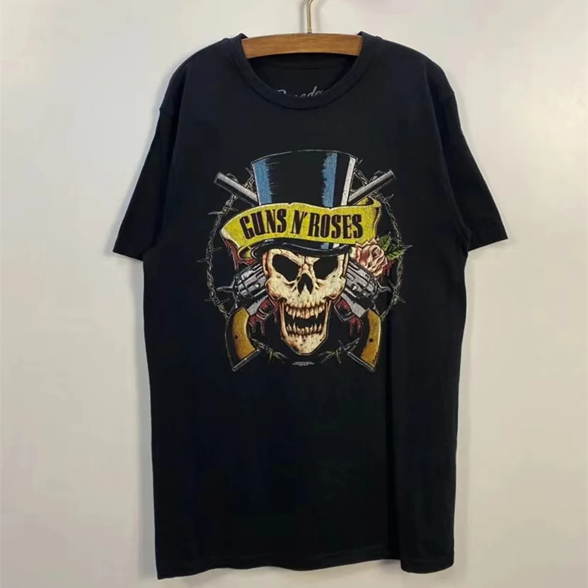 

Cooocoll Fashion Vintage Streetwear Graphics Print High Quality Washed Old Tee Niche Style Luxury Oversize Retro T Shirt For Men