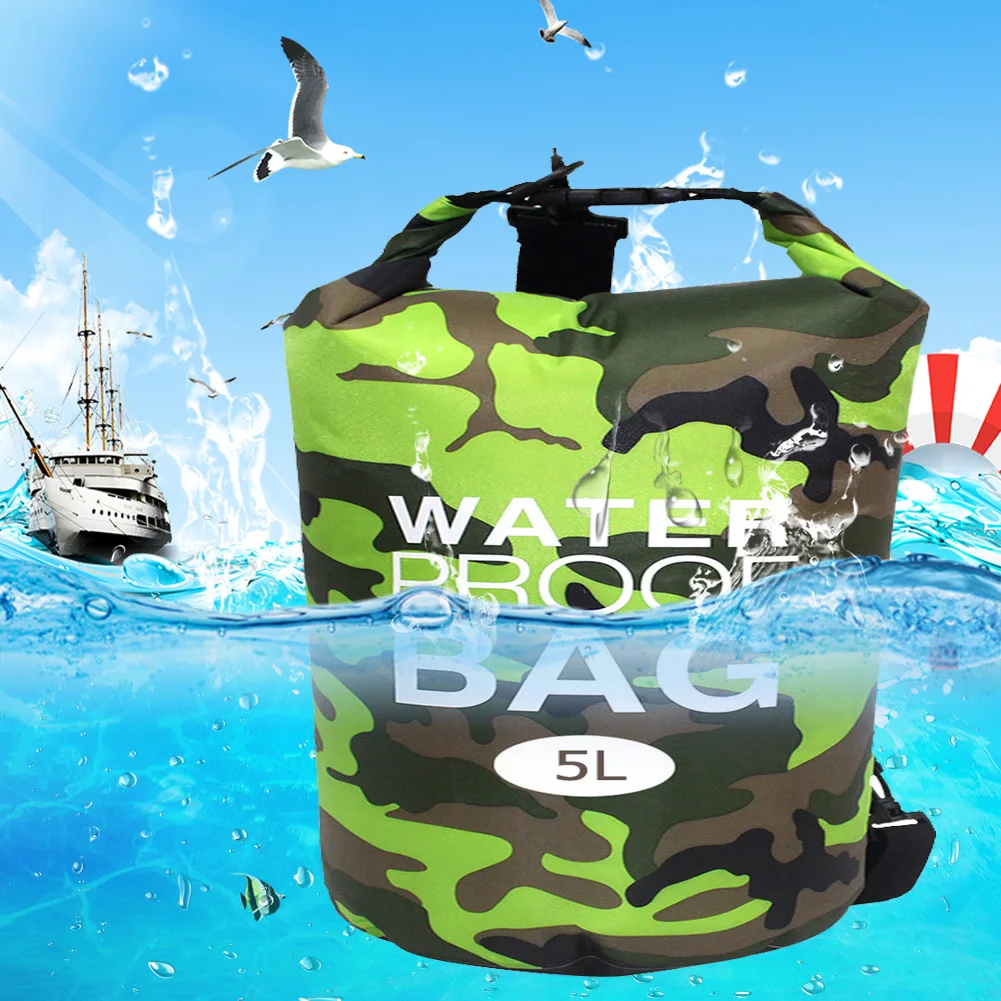 2L 5L 10L 20L Outdoor Dry Waterproof Bag Dry Bag Sack Waterproof Floating Gear Bags For Boating Fishing Rafting Swimming dry bag waterproof bag