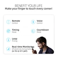 TUYA WIFI Smart Circuit Breaker energy meter 1P 16A DIN Rail for Smart Home wireless Remote Control Smart Switch by APP TONGOU - Image 5