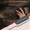New Fast Heating&Anti-scalding Sweet Cat Hairdressing Flower Shape Straightener Brush Blow Dryer 2 In1 Comb Limited Color 3