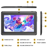 BDF-Q8 New 7 Inch Tablets Android 13, 4GB RAM 64GB ROM, 1TB Expand, WiFi, 4000mAh Battery,Dual Camera, Google Learning Tablet PC - Image 5