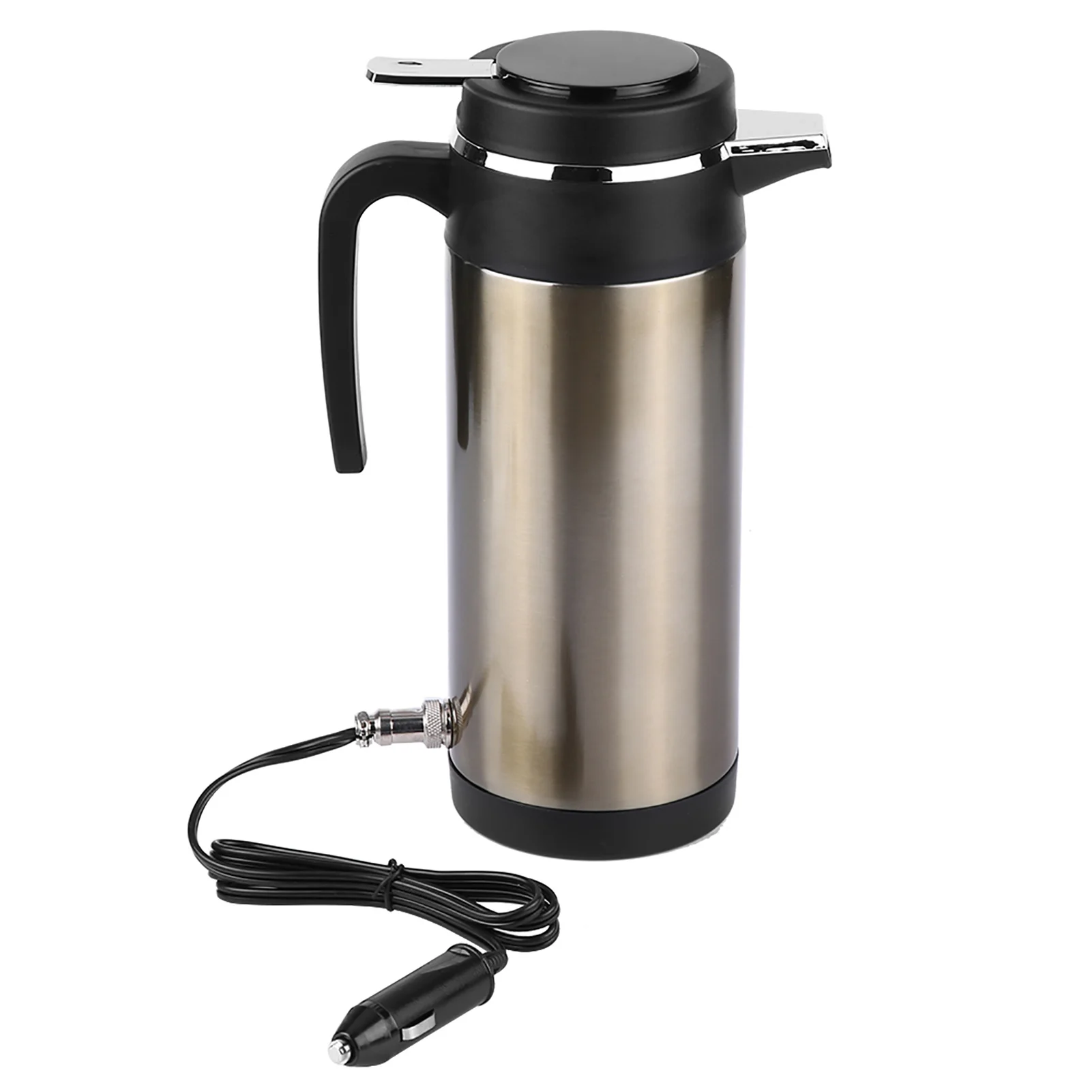 Description Picture 2 of item12V Electric Kettle, 1000ML 12V/24V Stainless Steel Electric in Car Kettle Travel Thermoses Heating Water Bottle
