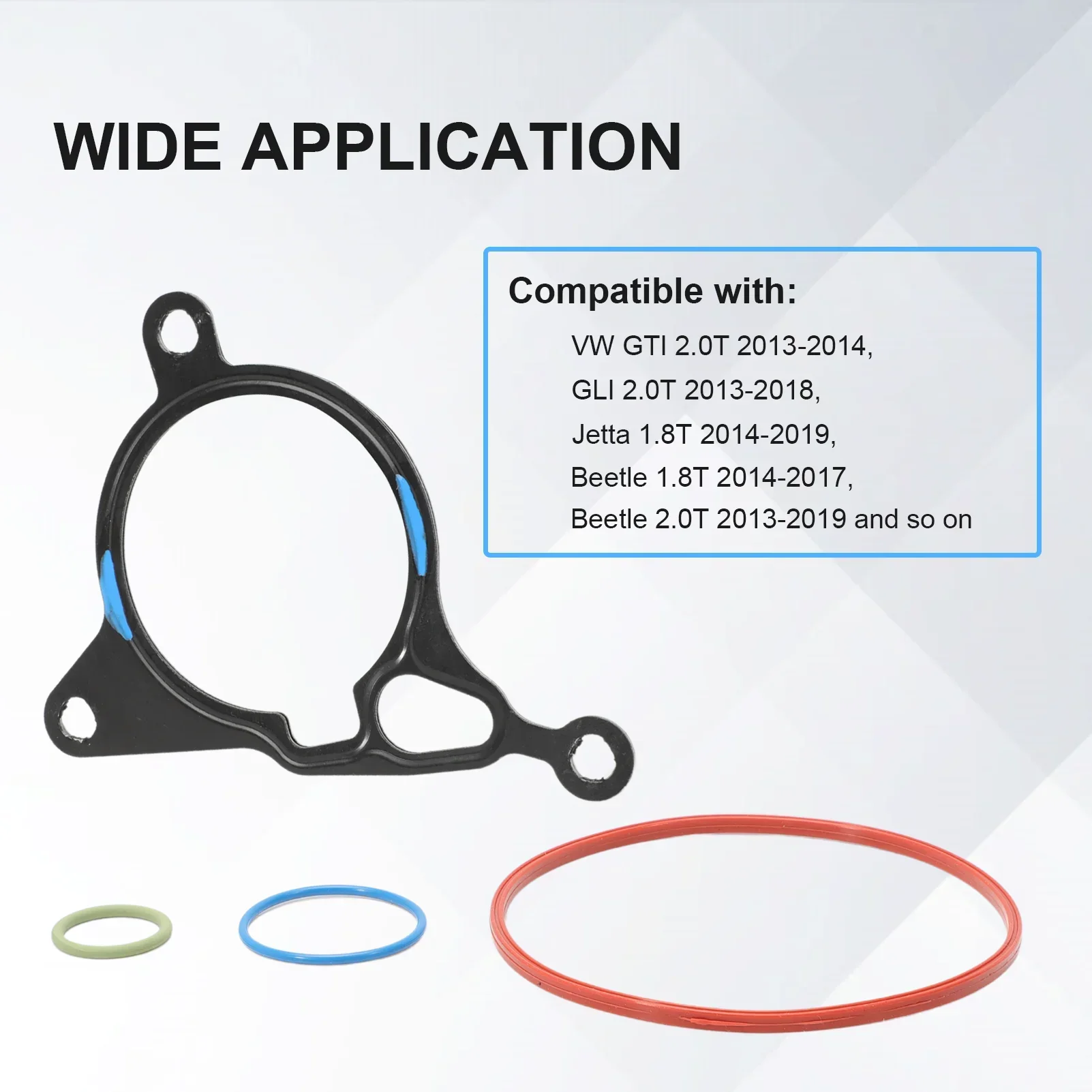 Electric Vacuum Pump Car Vacuum Pump Reseal Rebuild Kit for VW & Aud A3 A4 A5 A6 Q5 Q7 1.8T 2.0T TSI/TFSI