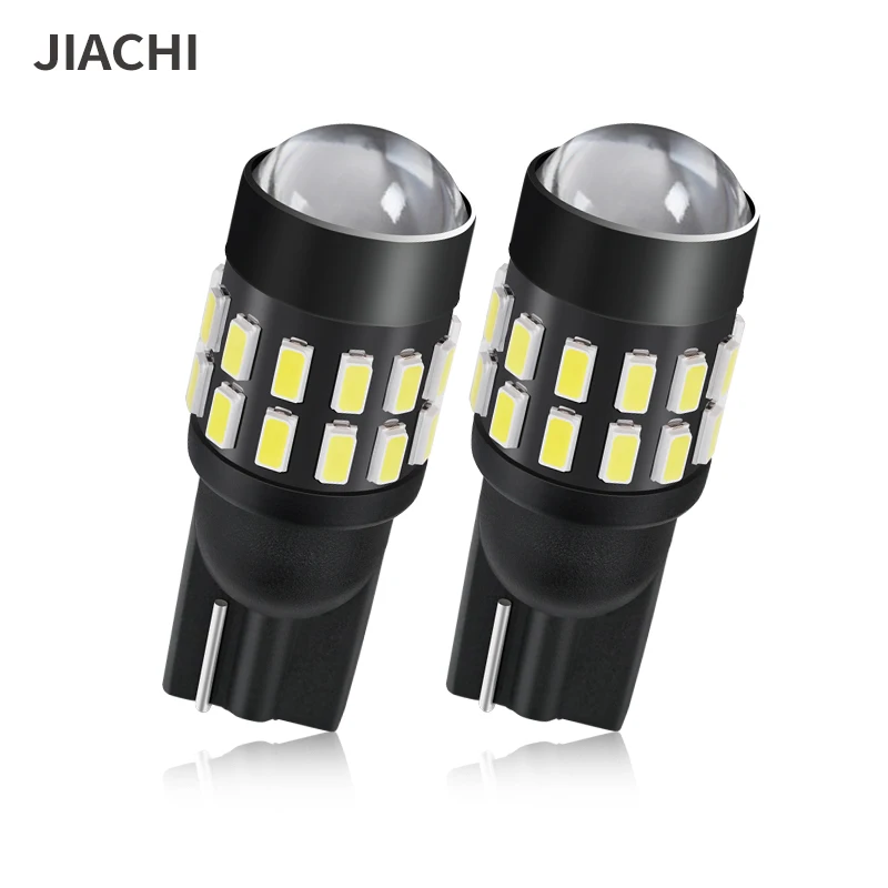 

jiachi 2PCS Factory Price W5W T10 Led Bulbs 3014 chip 30 smd 168 194 Car Interior Dome Reading License Plate Light Lamp 12V-24V