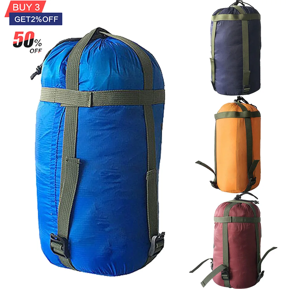 

Pack Hammock Bag Waterproof Compression Sack Sleeping Bag Stuff Sack Ultralight Camping Bag Storage Bags Outdoor Accessories