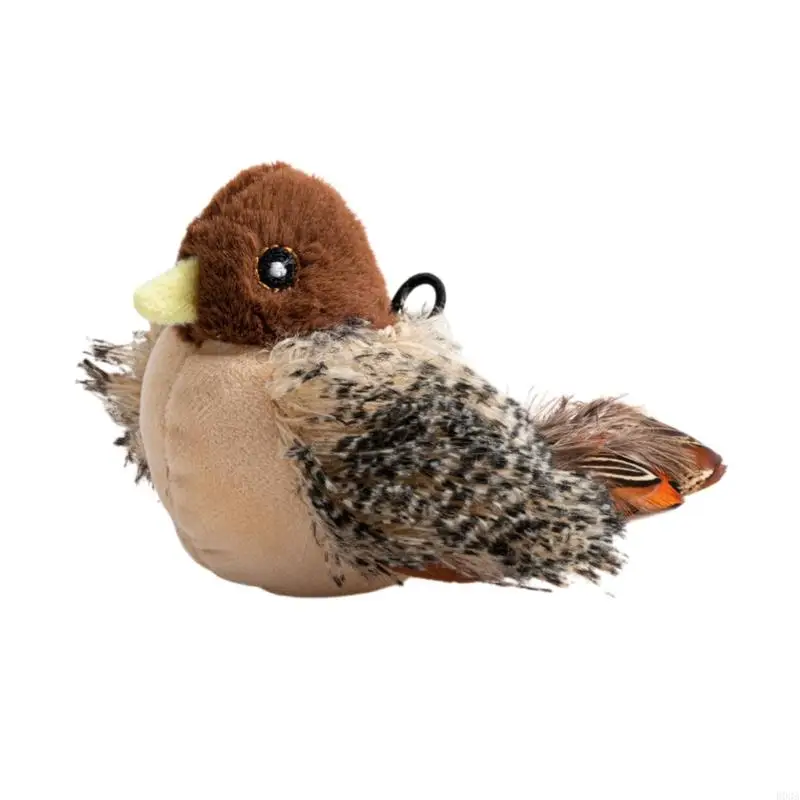 Interactive Sparrow Cats Toy with Life Like Designs And Authentic Bird Calls For Indoor Cats Entertainment And Exercise