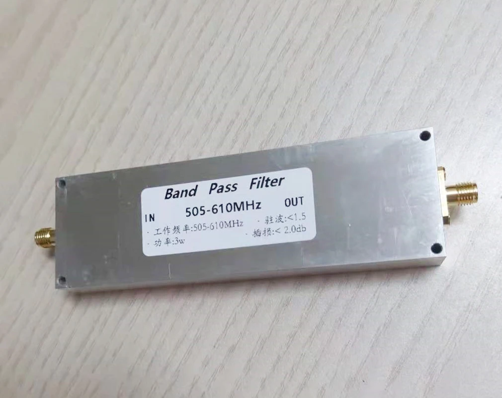 

505-610 МГц фильтр частот BPF приемник Анти-заклинивание улучшение селективности