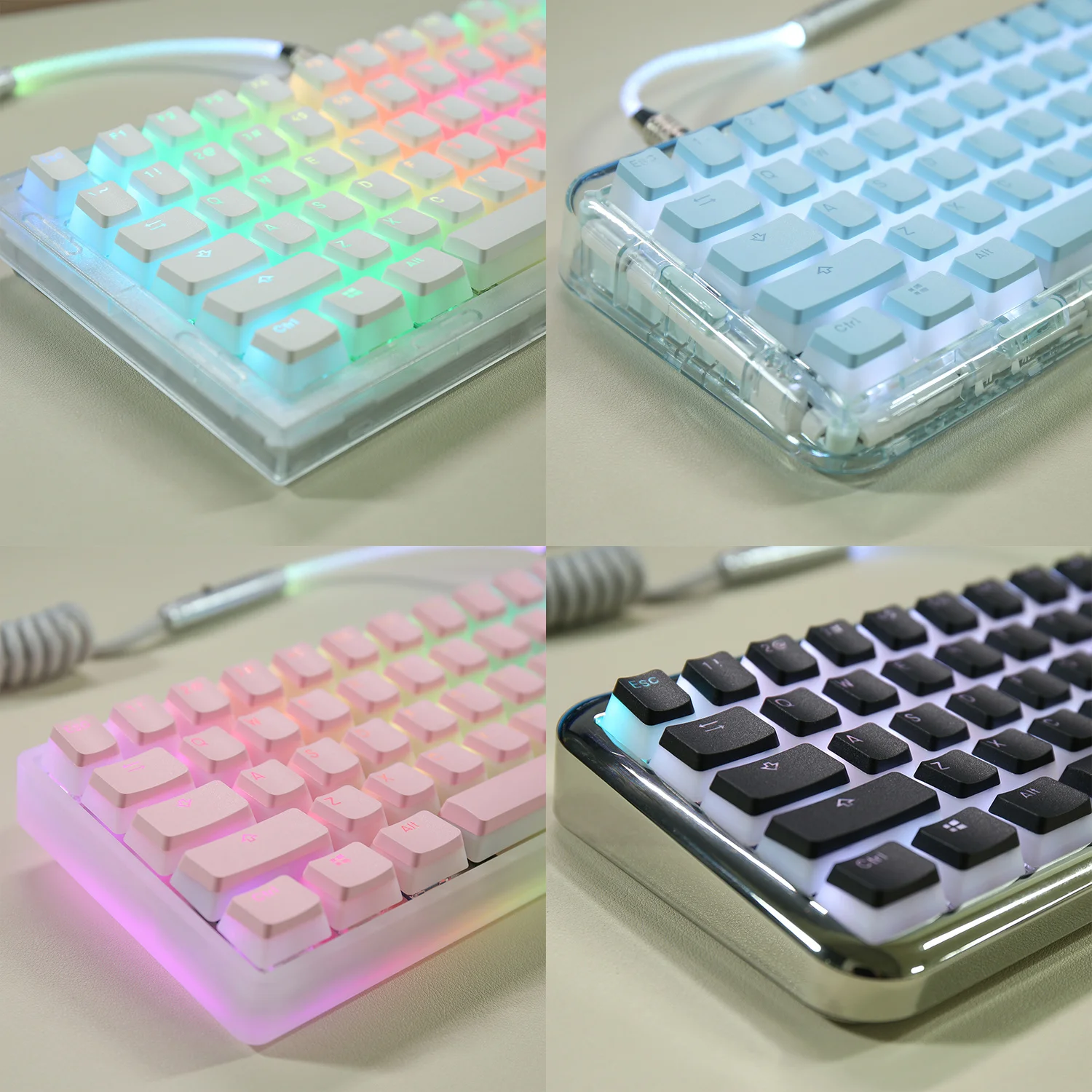 Pbt Backlit Key Caps para Teclado Mecânico Perfil Oem 116 Teclas Pudim Keycaps para Cherry mx Switch Iso Enter Layout da ue - Imagem 4