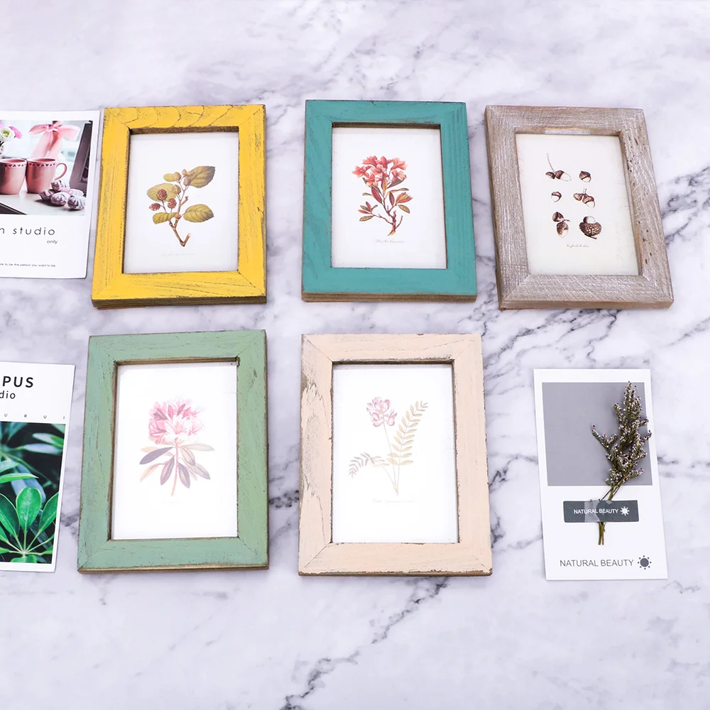 Wooden Wedding Couple Pictures Frames Vintage Photo Frame Gift Creative Home Decor 5 Colors photo frame wood photo frame wood picture frame