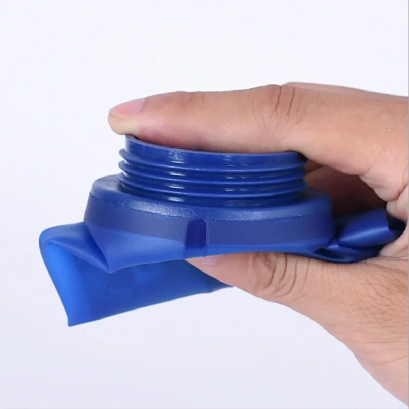 Foldable Silicone Water Bottle Outdoors Traveling Sport Running Cycling Kettle 250-600ML Miwayer
