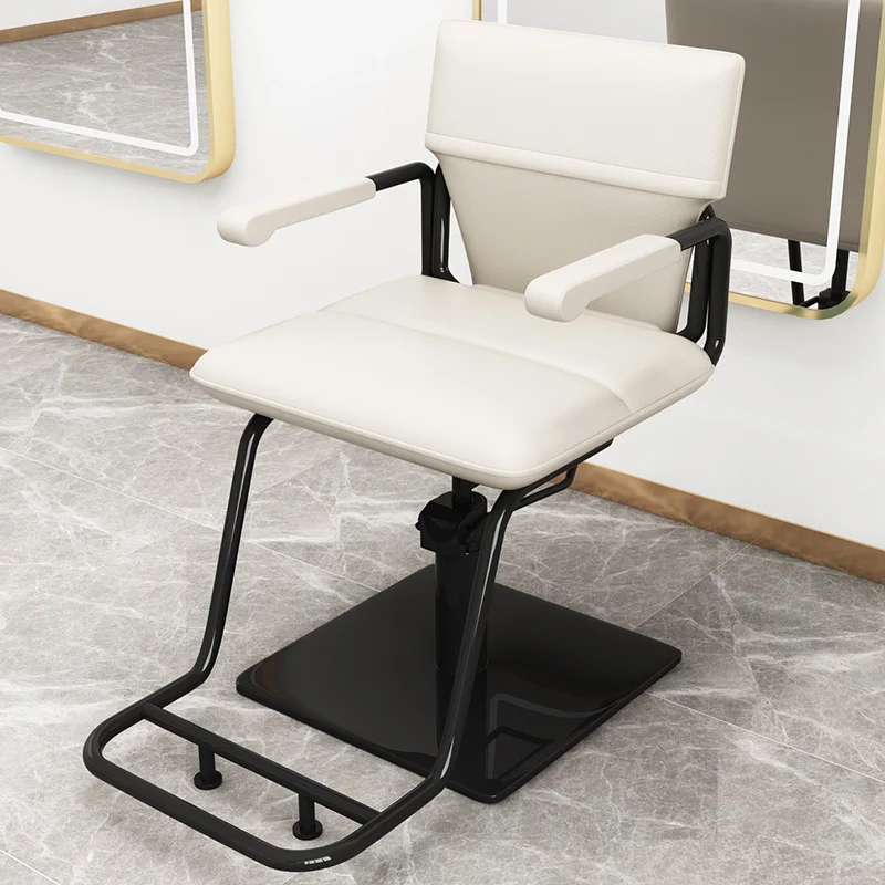 Professional Barber Chair Swivel Leather Pedicure Stylist Hairdressing Chair Aesthetic Sillas Barberia Salon Furniture MQ50BC